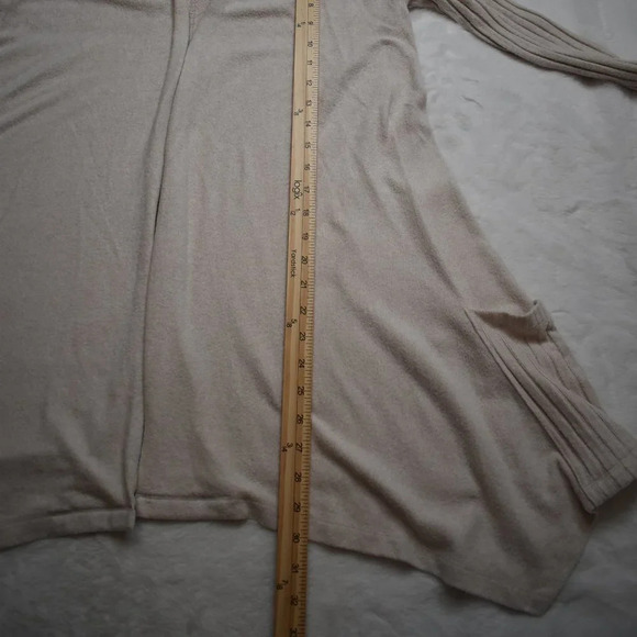 Saturday Sunday by Anthropologie Sz S Open Front Longline Draped Cardigan Duster - Picture 11 of 16